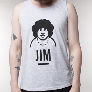 Майка мужская JIM (серая)